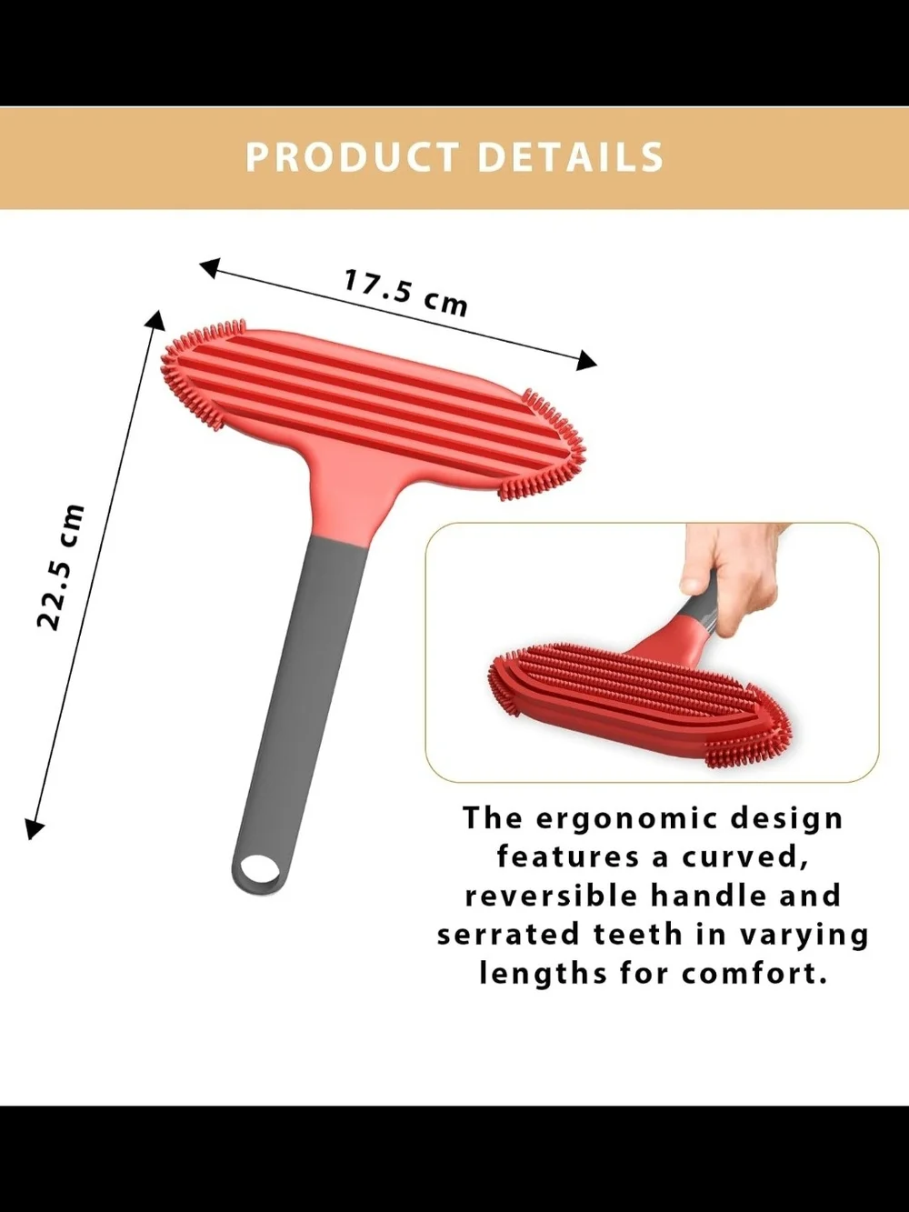 Pet Hair Removal Tool for Dog and Cat  - 2 Pack